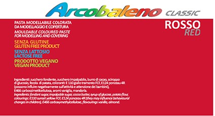 Arcobaleno Classic kg 1 - Rosso