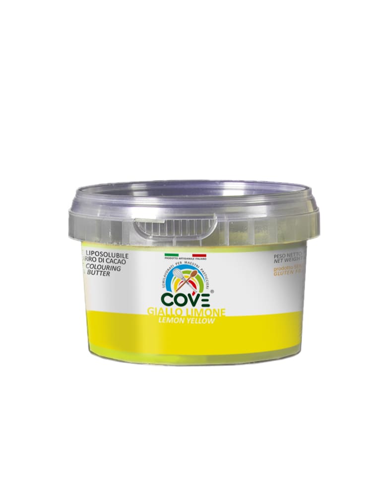 Coloranti Liposolubili in Burro di Cacao gr 200 - Giallo Limone