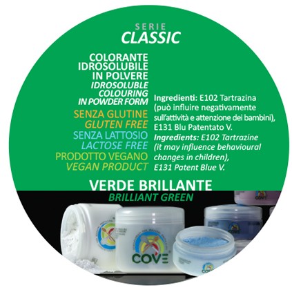 Coloranti in Polvere gr 100 - Verde Brillante