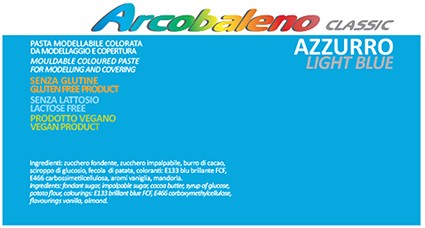 Arcobaleno Classic kg 1 - Azzurro