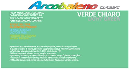 Arcobaleno Classic kg 1 - Verde Chiaro
