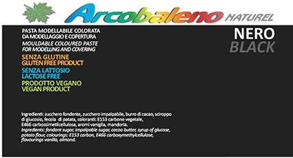 Arcobaleno Naturel kg 1 - Nero