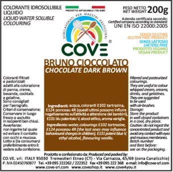 Coloranti Idrosolubili Liquidi gr 200 - Bruno Cioccolato