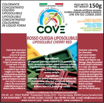 Coloranti Liposolubili in Oli Vegetali gr 150 - Rosso Ciliegia