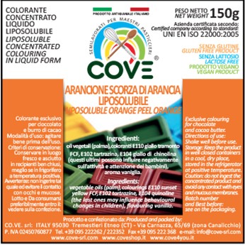Coloranti Liposolubili in Oli Vegetali gr 150 - Arancione Scorza di Limone