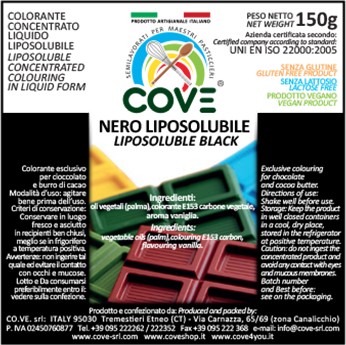 Coloranti Liposolubili in Oli Vegetali gr 150 - Nero Assoluto Extra