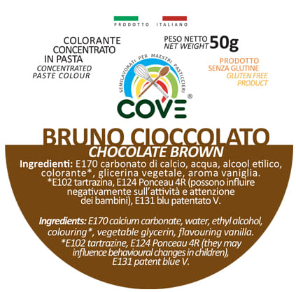 Colorante Concentrato in Pasta Bruno Cioccolato 50g
