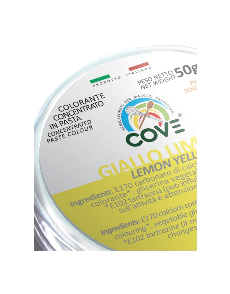 Colorante Concentrato in Pasta Giallo Limone 50g