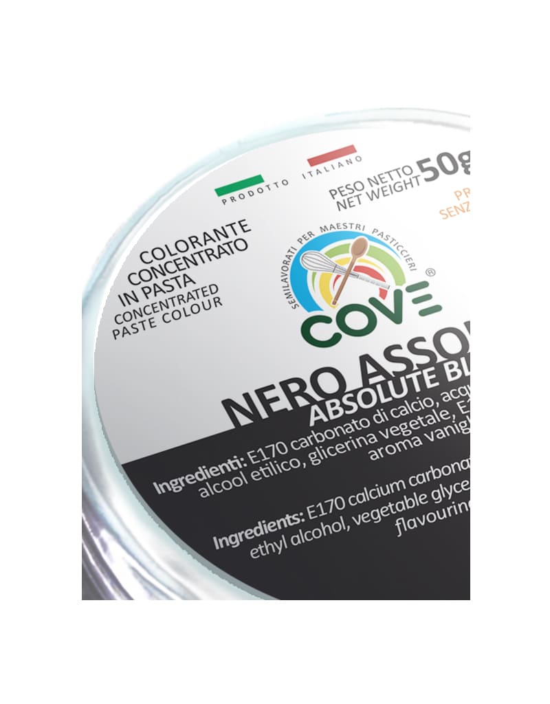 Colorante Concentrato in Pasta Nero Assoluto 50g