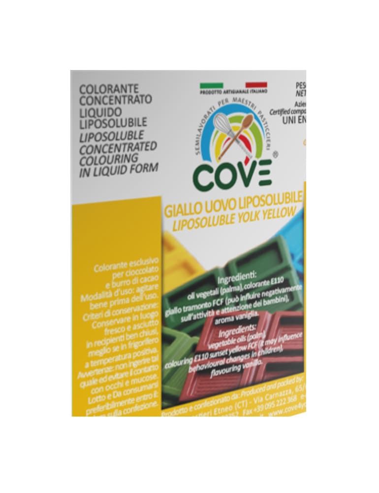 coloranti liposolubili oli vegetaligiallo uovo