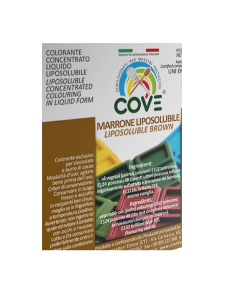 coloranti liposolubili oli vegetali marrone