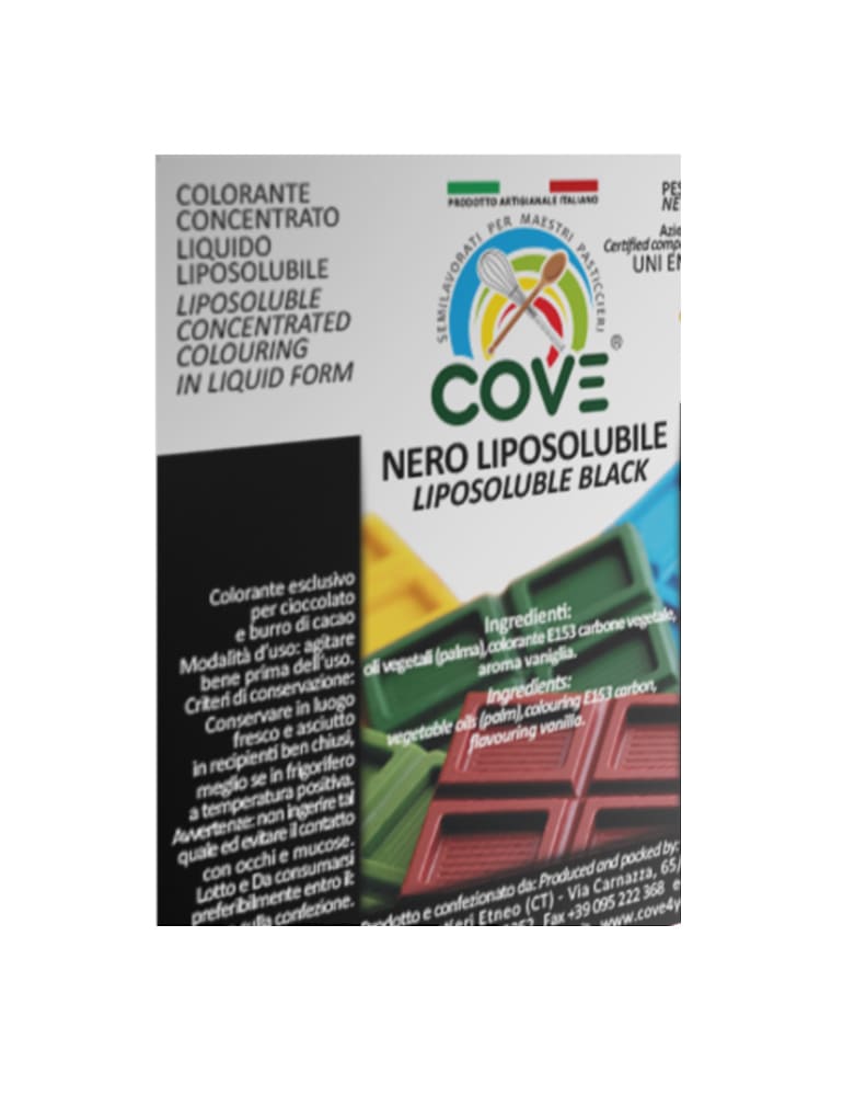 Coloranti Liposolubili in Oli Vegetali g 150 – Nero Assoluto Extra