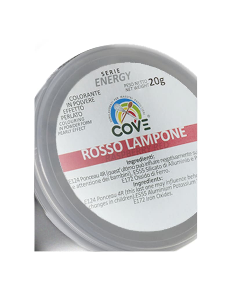 coloranti in polvere alcoolsolubili perlati rosso lampone