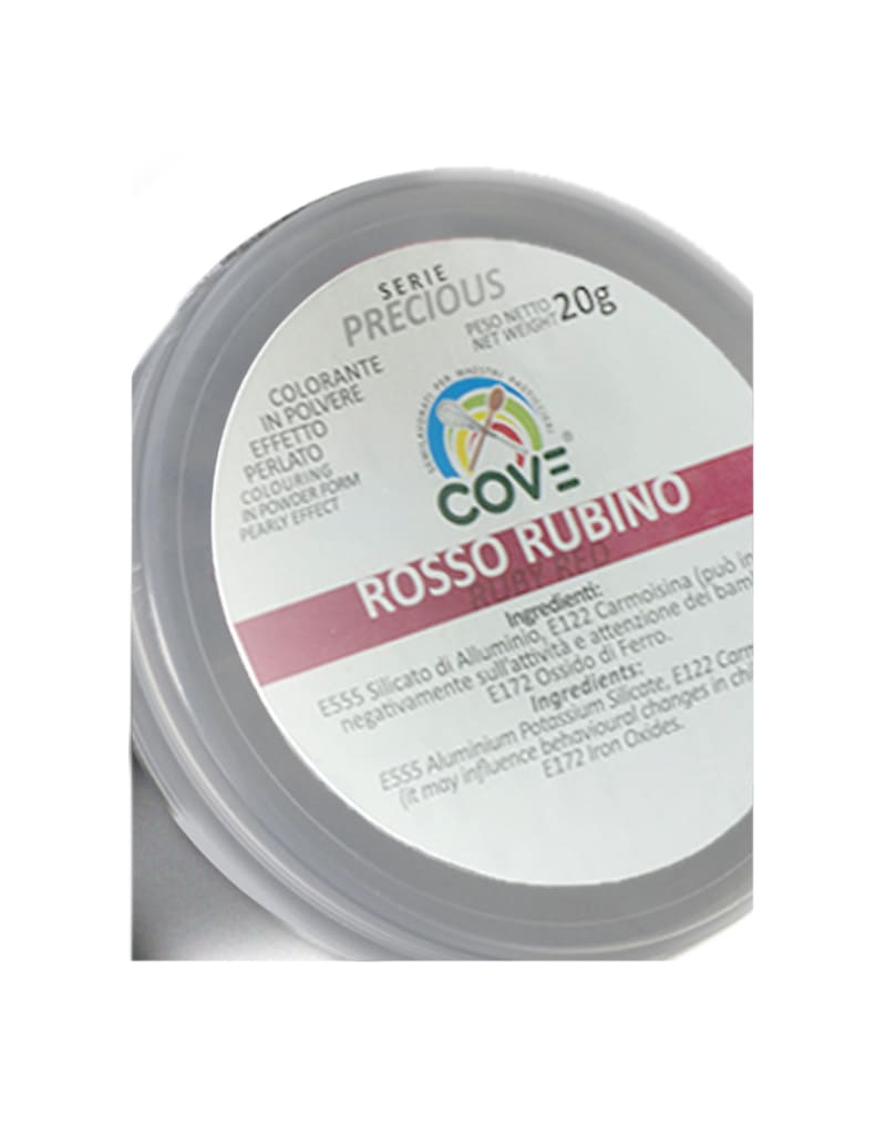 Coloranti in Polvere Perlati Rosso Rubino 20G