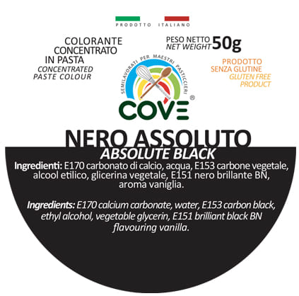 Colorante Concentrato in Pasta Nero Assoluto 50g