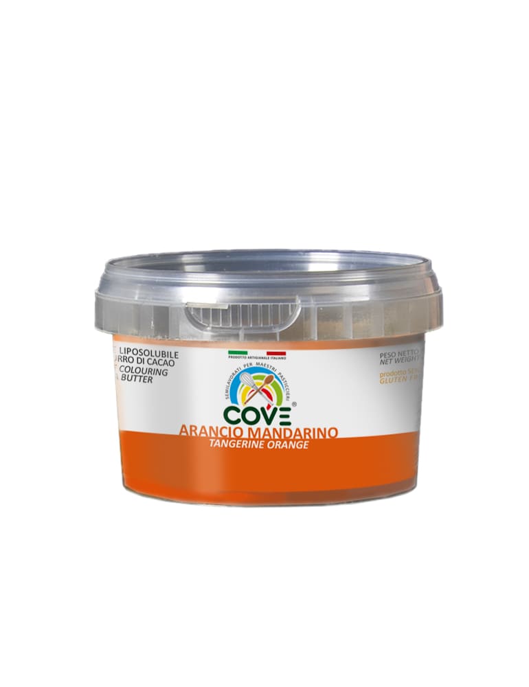 Coloranti Liposolubili in Burro di Cacao gr 200 - Arancio Mandarino