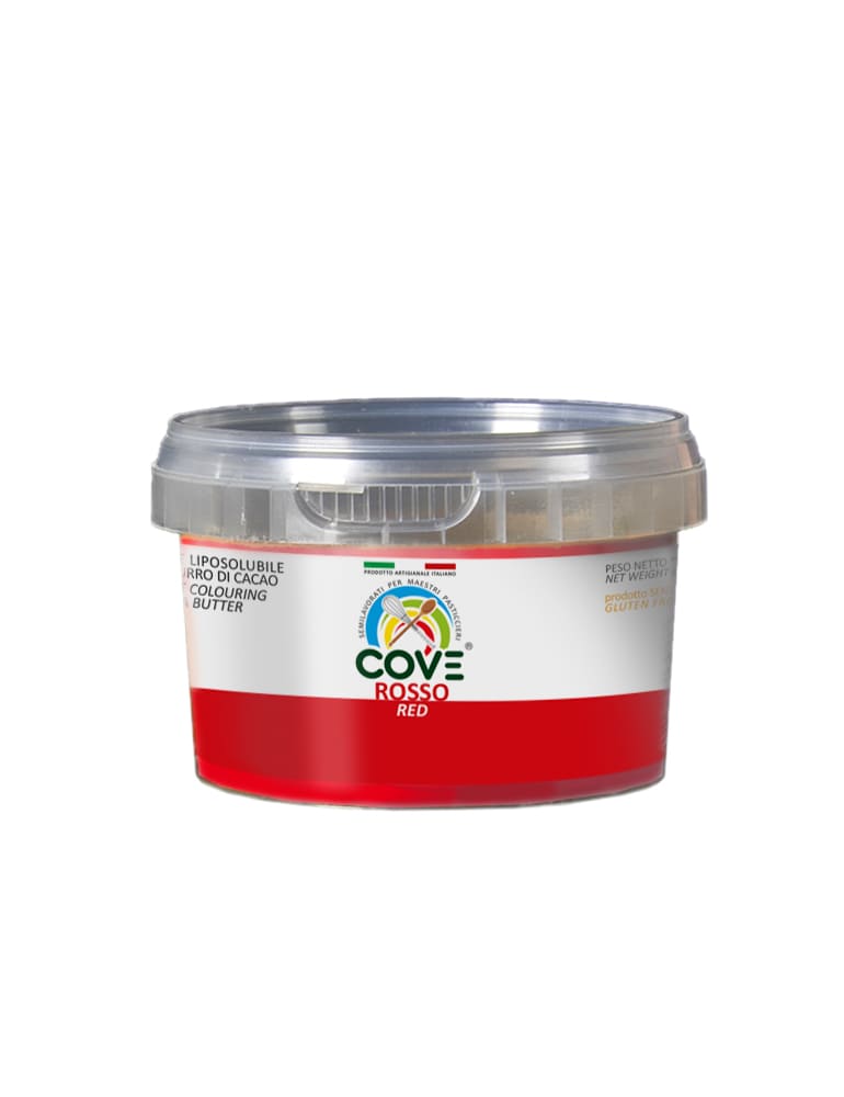 Coloranti Liposolubili in Burro di Cacao gr 200 - Rosso