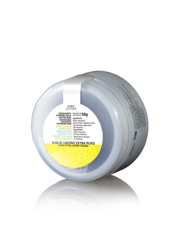 Coloranti in Polvere Serie EXTRA PURI GIALLO LIMONE 50G