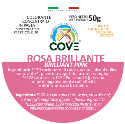 Colorante Concentrato in Pasta Rosa Brillante 50g