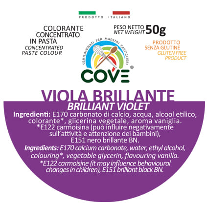 Colorante Concentrato in Pasta Viola Brillante 50g