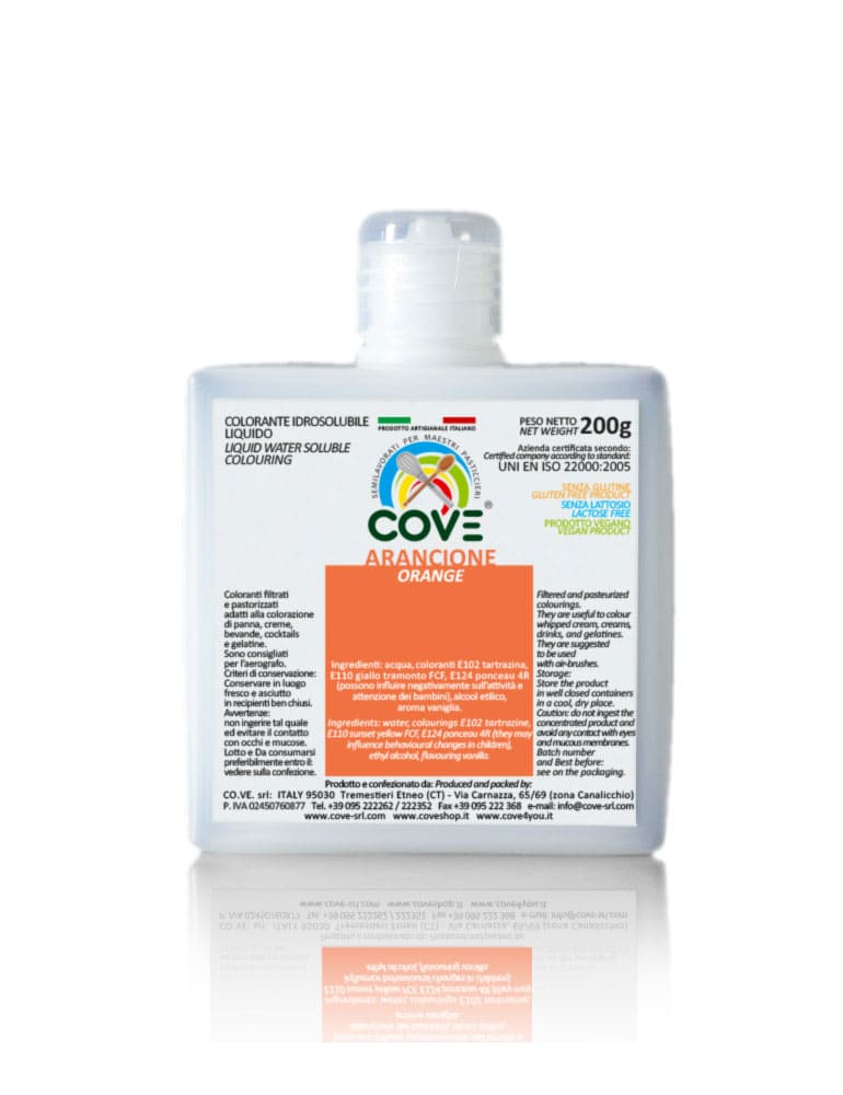 coloranti liquidi idrosolubili arancione