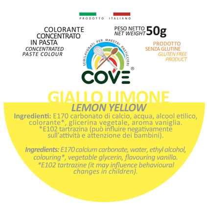 Colorante Concentrato in Pasta Giallo Limone 50g