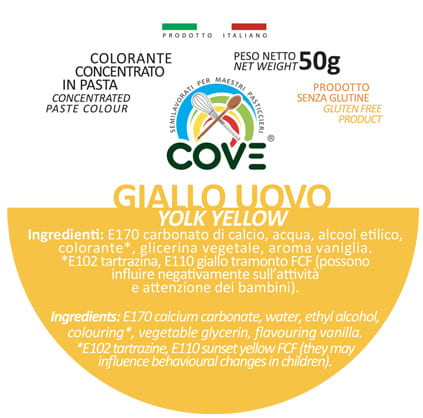 Colorante Concentrato in Pasta Giallo Uovo 50g