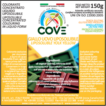 coloranti liposolubili oli vegetali giallo uovo