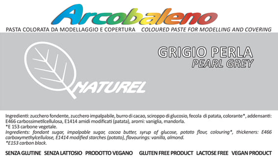 Arcobaleno Naturel Grigio Perla 900g