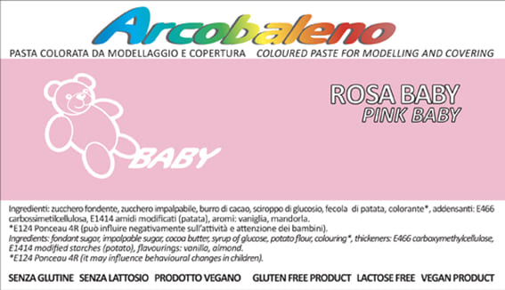 Arcobaleno Baby Rosa Baby 900g