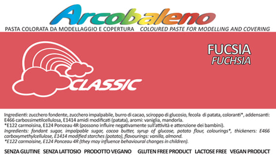 Arcobaleno Classic Fucsia 900g