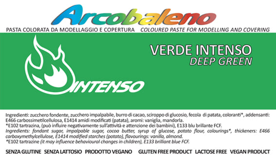 Arcobaleno Intenso Verde Intenso 900g