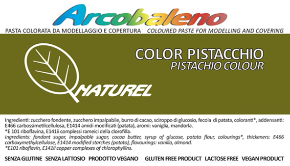 Arcobaleno Naturel – Color Pistacchio 900g