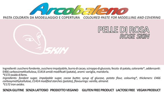 Arcobaleno Pelle/Skin Pelle di Rosa 900g