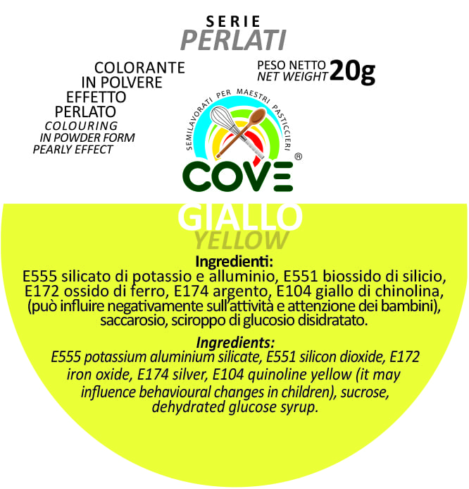 Coloranti in Polvere Perlati GIALLO 20G