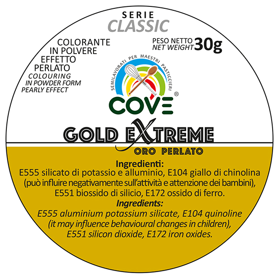 .Coloranti In Polvere Perlati ORO GOLD EXTREME 20g