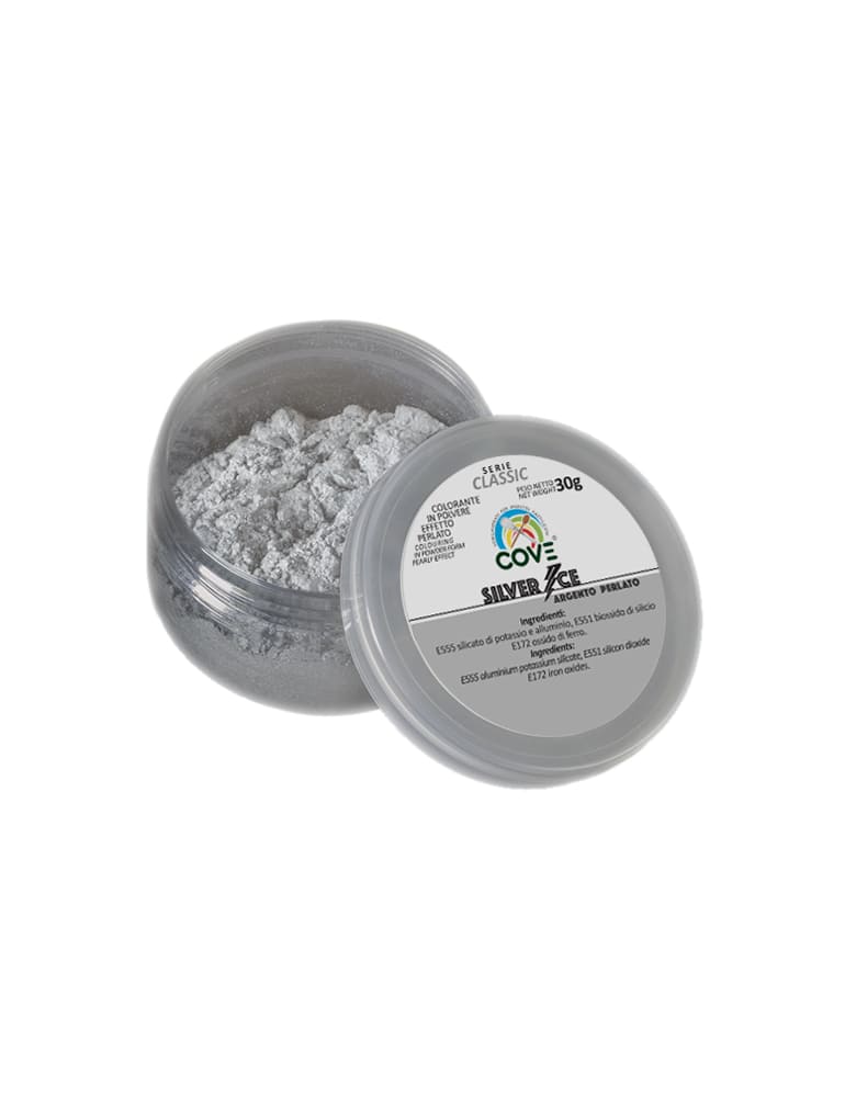 .Coloranti in Polvere Perlati ARGENTO SILVER ICE 20g