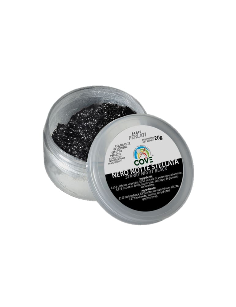 Coloranti in Polvere Perlati  NERO NOTTE STELLATA 20G
