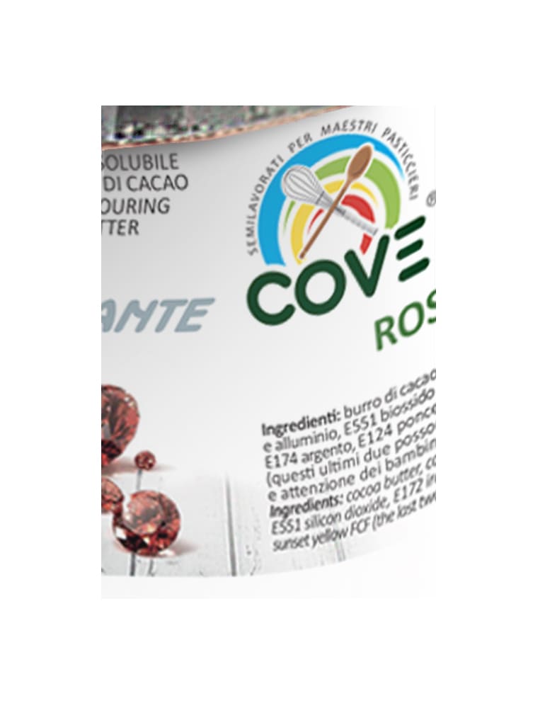 Burro di Cacao DIAMANTE  ROSSO PERLATO 150g
