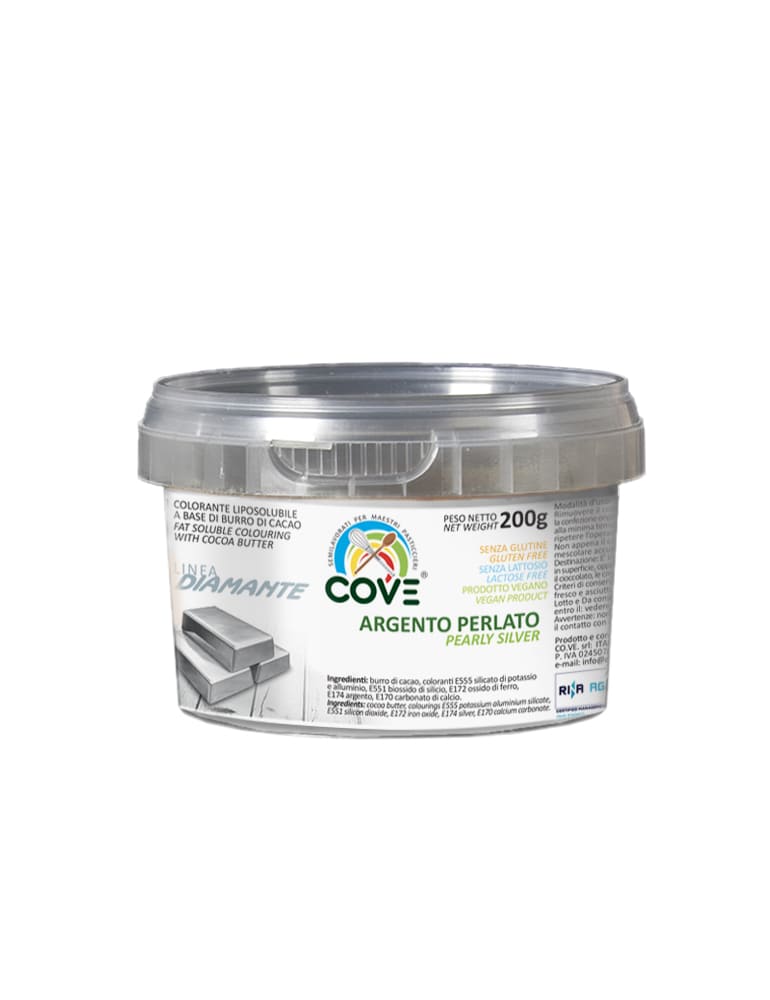 Burro di Cacao DIAMANTE ARGENTO PERLATO 150g