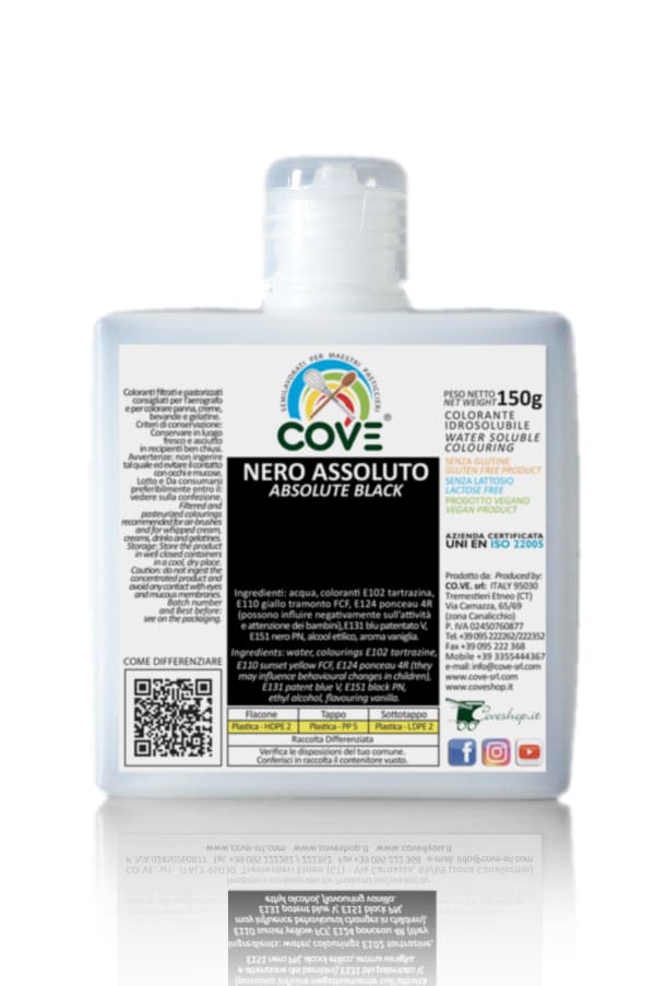 Coloranti Idrosolubili Liquidi  Nero Assoluto  150g