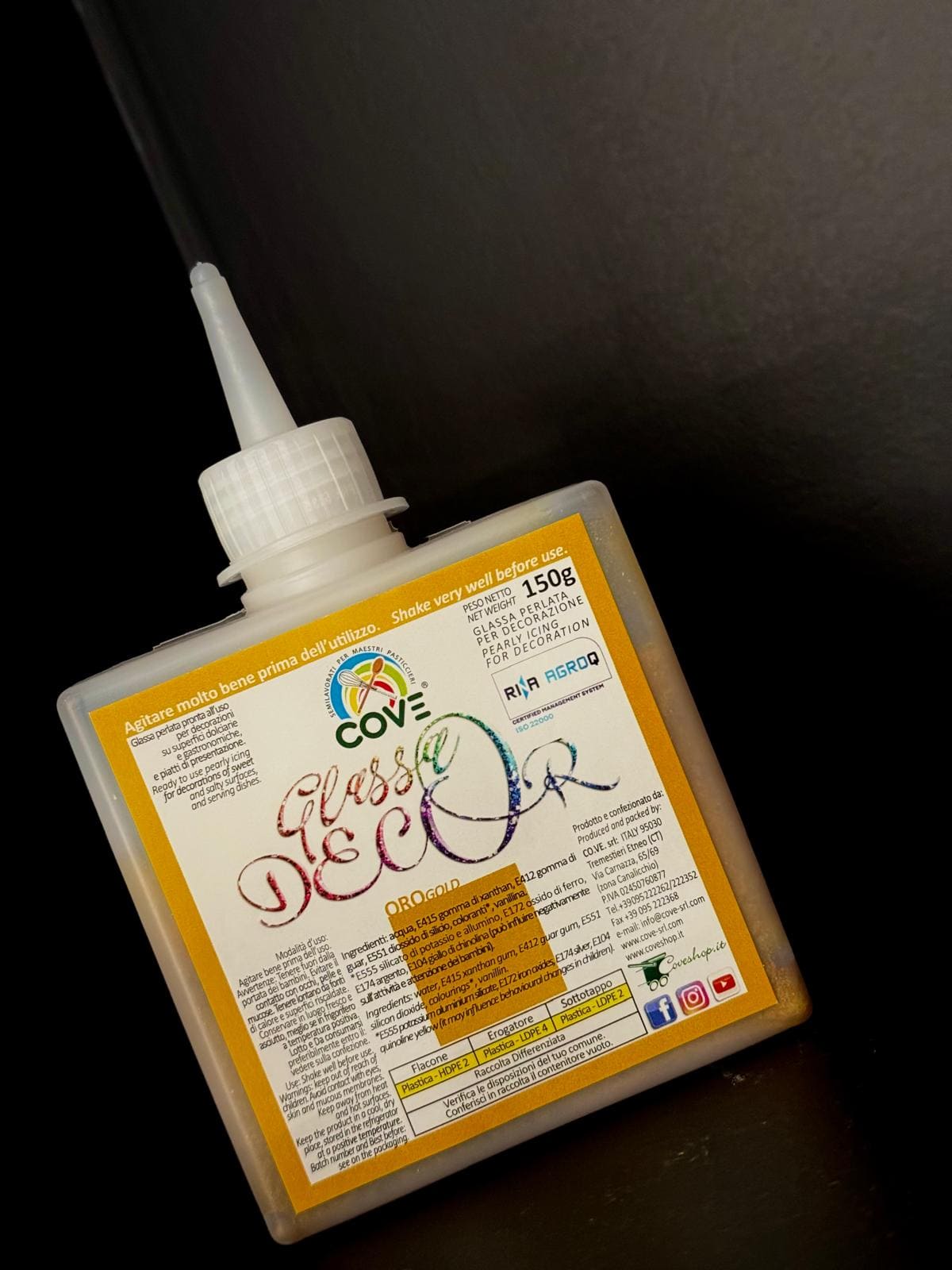 Glassa Decor Dorata 150g