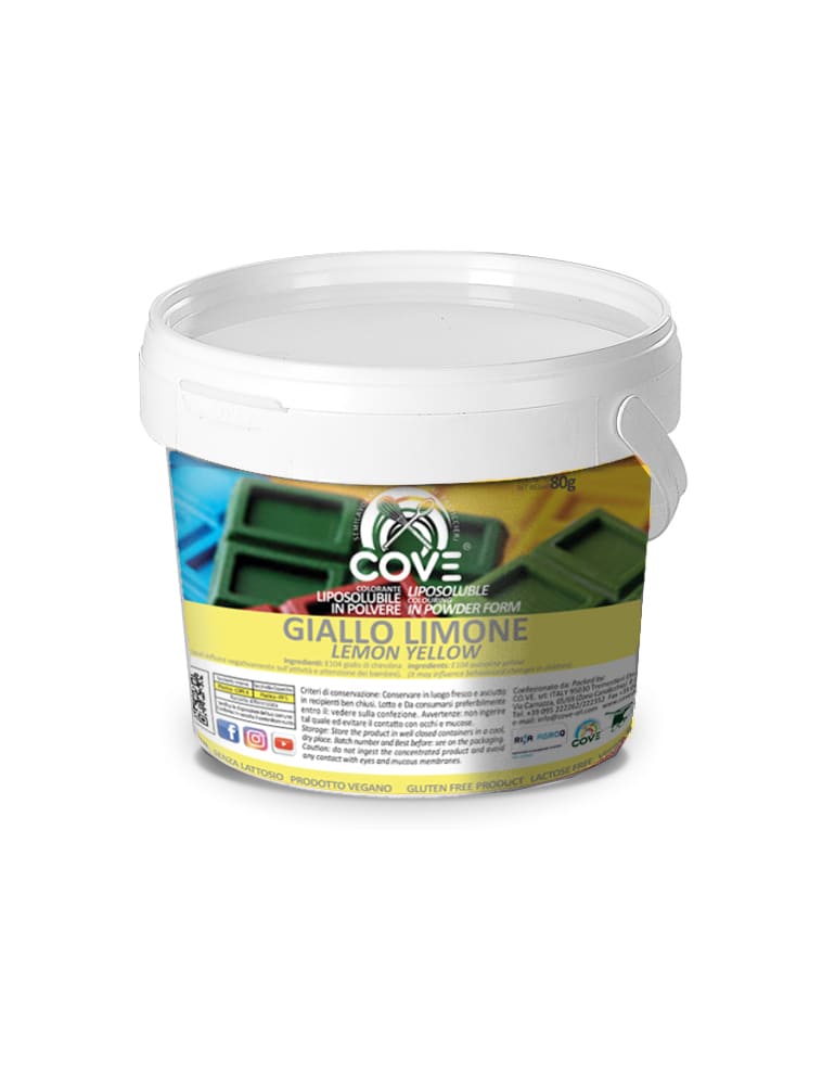 Coloranti Liposolubili in polvere Giallo Limone 80g