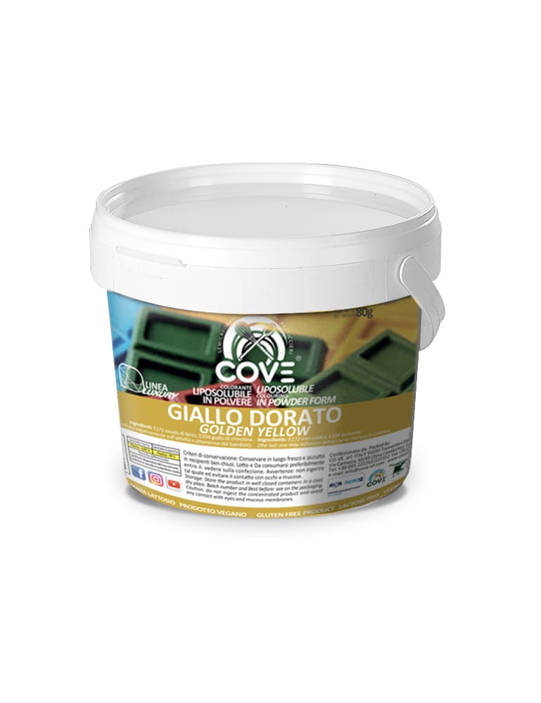 Coloranti Liposolubili in polvere linea LUXURY Giallo Dorato 80g