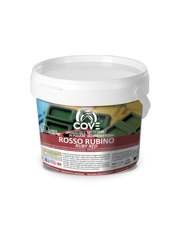 Coloranti Liposolubili in polvere linea LUXURY Rosso Rubino  80g