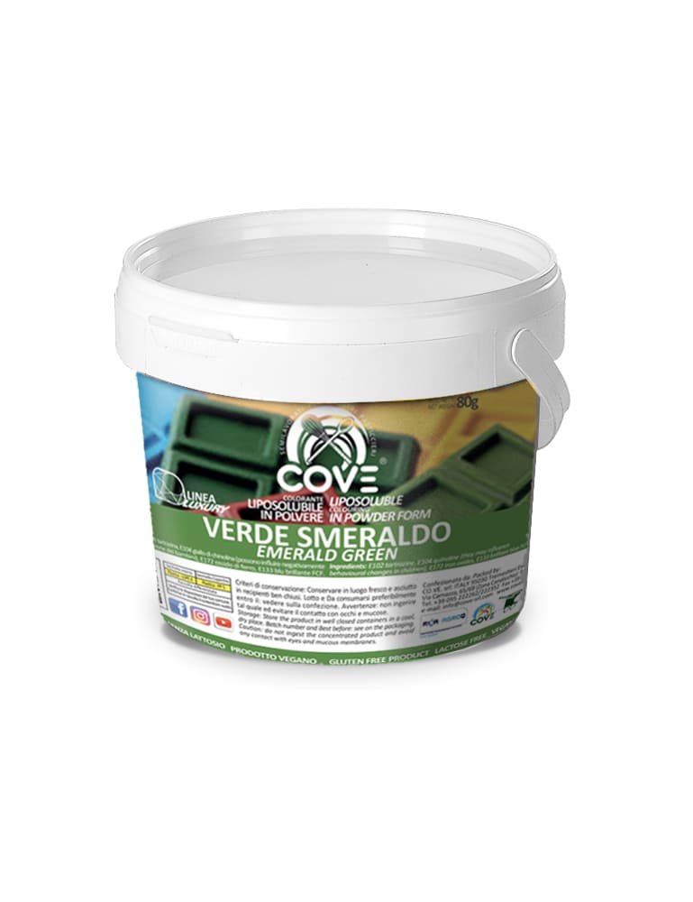 Coloranti Liposolubili in polvere linea LUXURY Verde Smeraldo 80g
