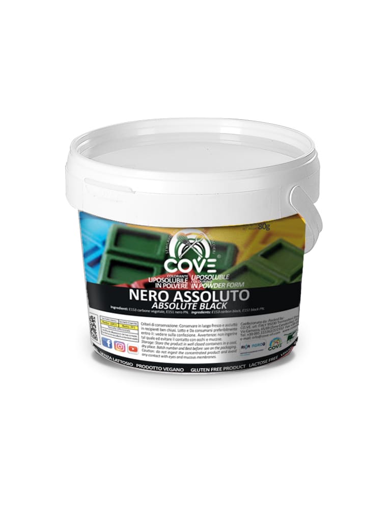 Coloranti Liposolubili in polvere Nero 80g