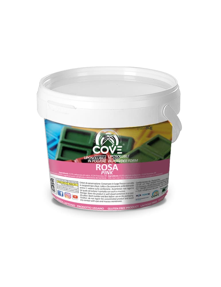 Coloranti Liposolubili in polvere Rosa 80g