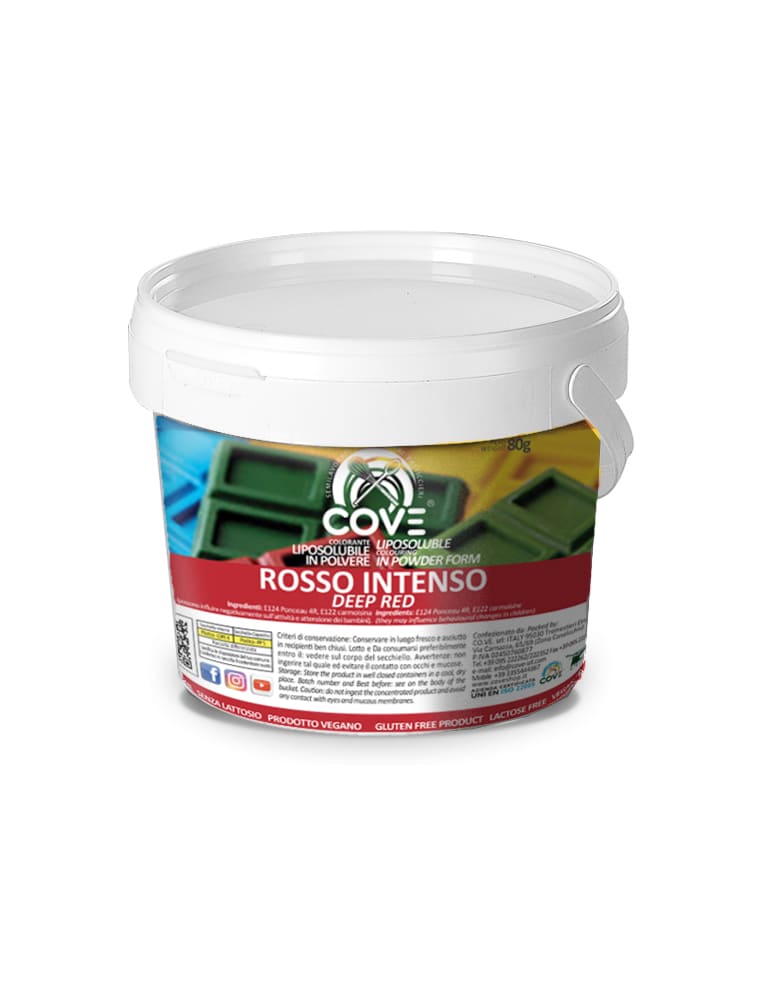 Coloranti Liposolubili in polvere Rosso intenso 80g