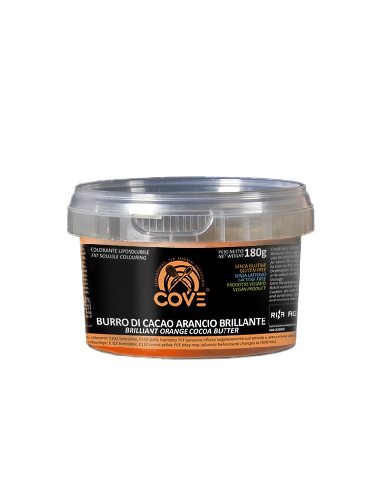 Burro di Cacao BRILLANTE  ARANCIO 180g